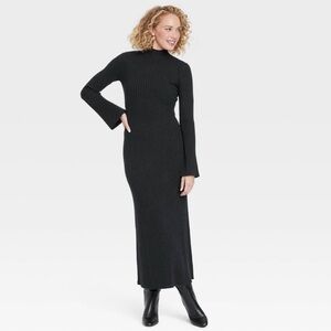Women's Long Sleeve Maxi Sweater Dress - A New Day